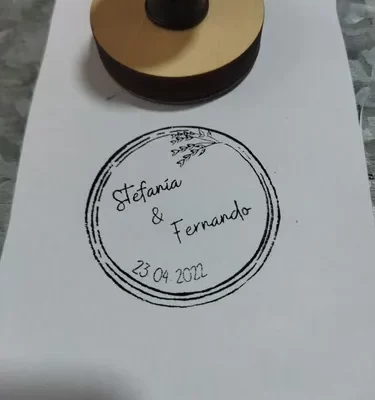 Sello De Goma Personalizado 4cm